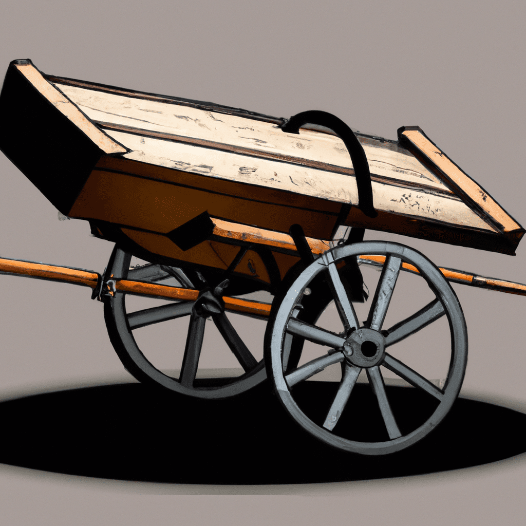 Image de la Révolution Française représentant une charrette chargée de fers et de chaînes symbolisant la fin de la féodalité et l'évacuation des lacunes du passé.